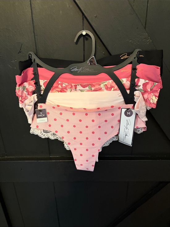 Marilyn Monroe Other - Marilyn Monroe Pink Floral & Polka Dot 5-Pack Cheeky Panties